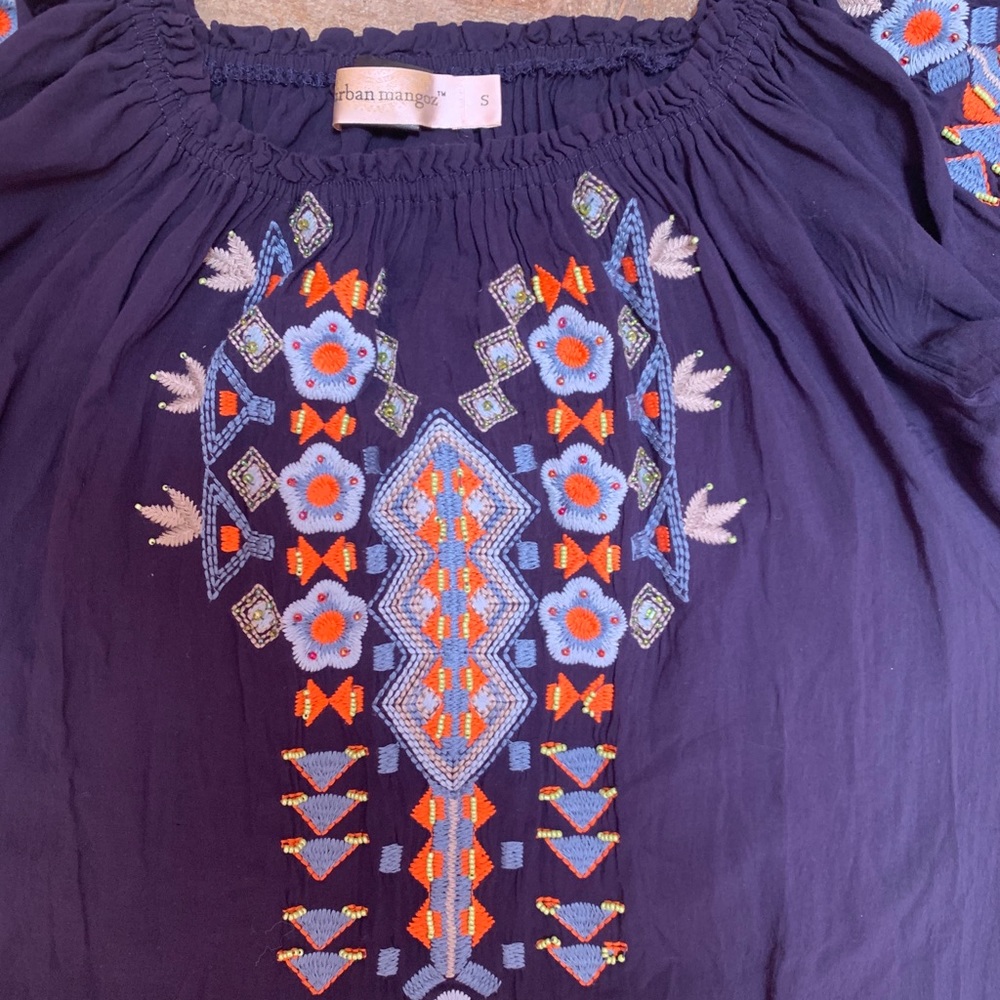 Embroidered top